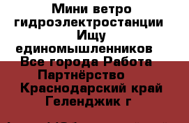 Мини ветро-гидроэлектростанции. Ищу единомышленников. - Все города Работа » Партнёрство   . Краснодарский край,Геленджик г.